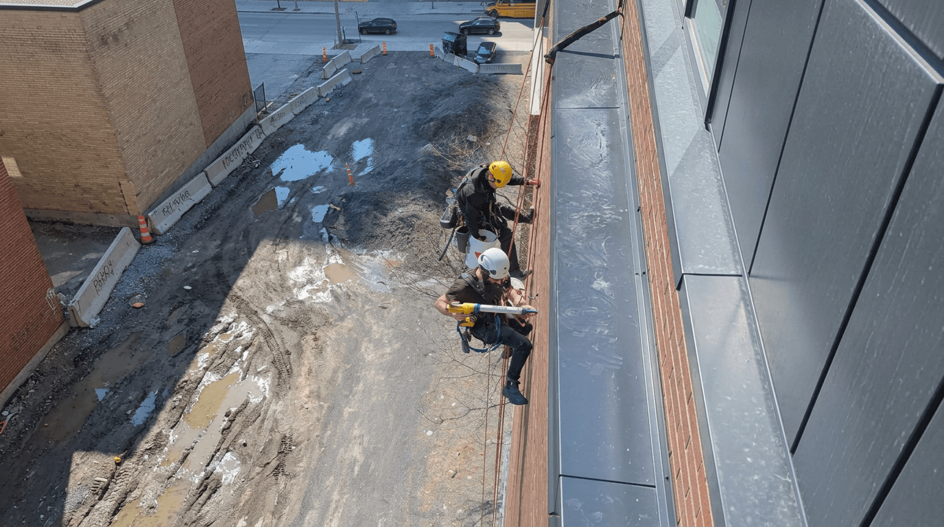 Calfeutrage extérieur pour fenêtres, joints de façade et enveloppes de bâtiment à Montréal